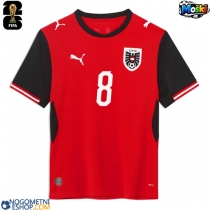 Moški Nogometni dresi Avstrija David Alaba #8 Domači SP 2026 Kratek Rokav